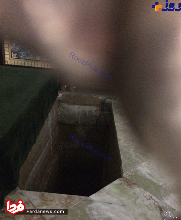عکس/نمایی غمگین از قبر حفر شده برای آیت الله هاشمی
