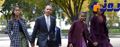 اثاث کشی باراک اوباما به منزل جدیدش +تصاویر