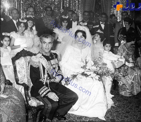 عکس/ ازدواج محمدرضا پهلوی و فرح دیبا