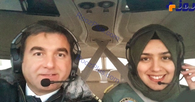 دختر 23 ساله نخستین خلبان محجبه ترکیه +تصاویر