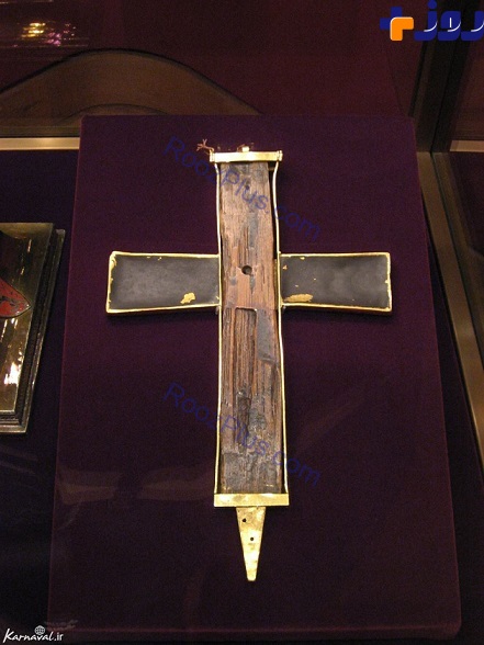 تصویری از صلیبی که حضرت عیسی را بر آن بستند