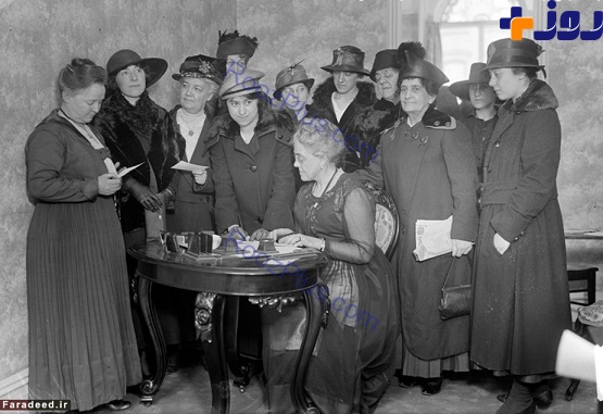 تصاویری از حضور زنان در سال‌های جنگ‌ جهانی‌ اول