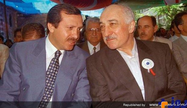وقتی اردوغان و فتح الله گولن یار هم بودند/ عکس