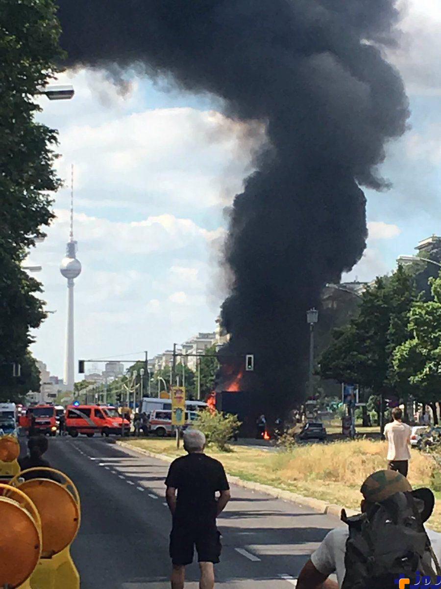 انفجار در برلين آلمان + تصاویر