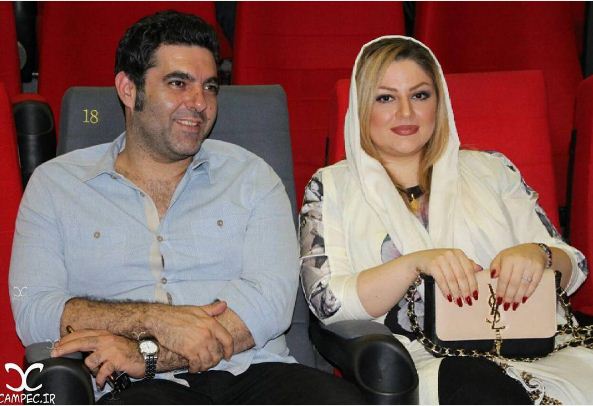 مصطفی کیایی در کنار همسرش /عکس
