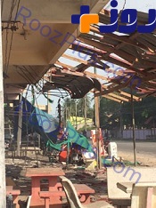 انفجار بمب مقابل یک مدرسه در تایلند +عکس