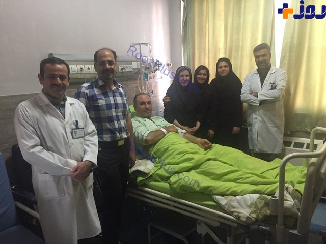 بازیگر مرد ایرانی در بیمارستان بستری شد+ عکس