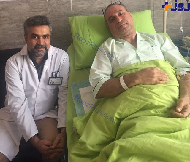 بازیگر مرد ایرانی در بیمارستان بستری شد+ عکس