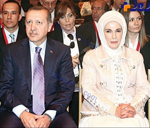 گریم دو بازیگر در نقش اردوغان و همسرش! +عکس