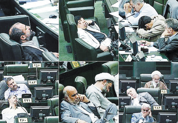 عکس/خوابیدن نمایندگان در مجلسی که دقیقه ای 300 میلیون تومان هزینه دارد !