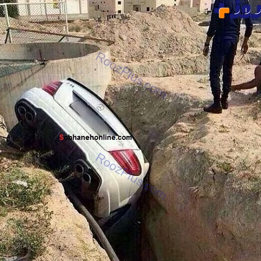 عکس: حادثه ای عجیب برای 