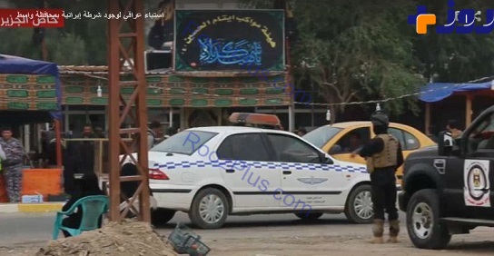 گاف الجزیره درباره ورود خودروی پلیس ایران به عراق +تصاویر