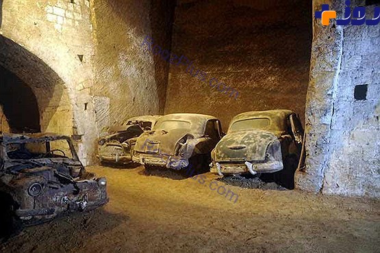 تونل ماشین‌های قدیمی در عمق 30متری زمین