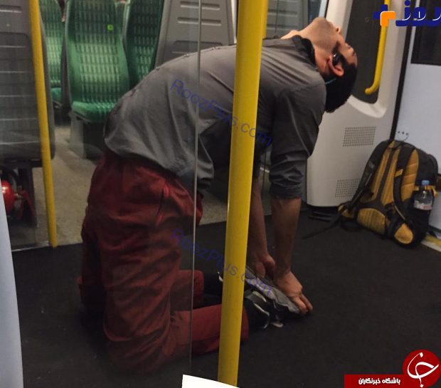 اقدام جالب این مرد در مترو مسافران را حیرت زده کرد +تصاویر