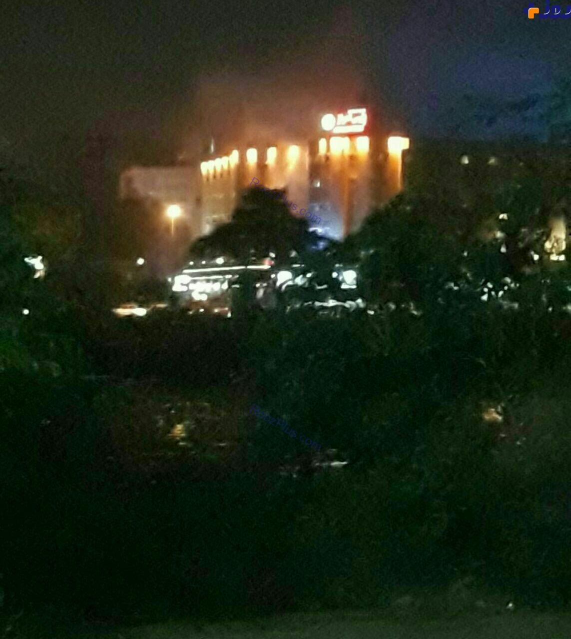 هتل پارس اهواز آتش گرفت +عکس
