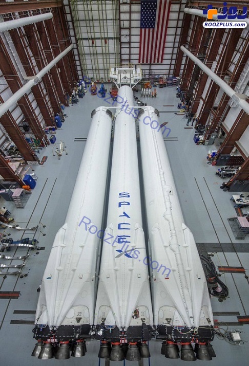 شمارش معکوس برای پرتاب بزرگترین موشک تاریخ +عکس