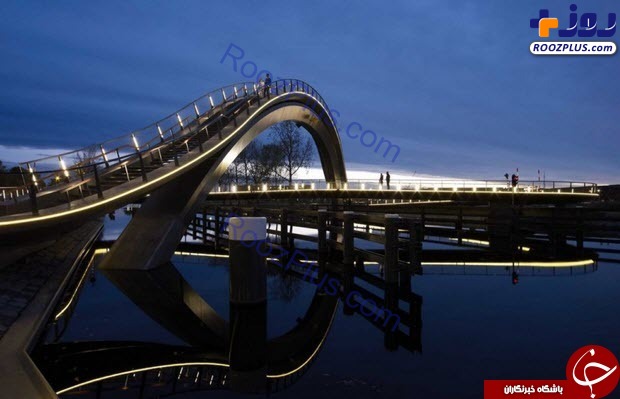طراحی شگفت انگیز پل عابر پیاده در هلند +تصاویر
