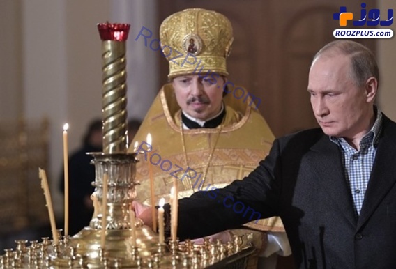 عکس/ پوتین در جشن سال نو میلادی