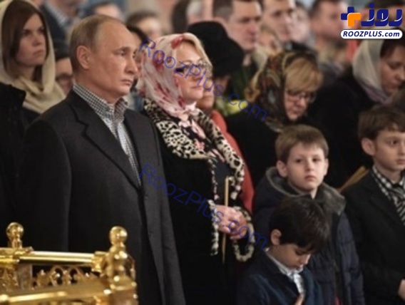 عکس/ پوتین در جشن سال نو میلادی