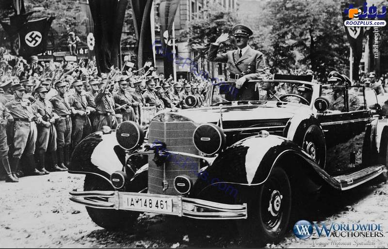 مرسدس بنز معروف آدولف هیتلر در حراج +عکس