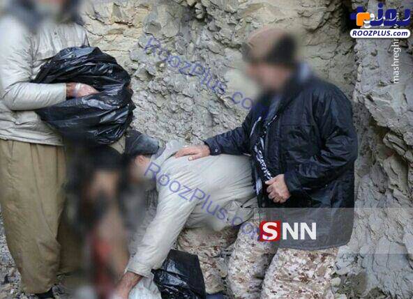 اولین تصاویر از اجساد داعشی‌ها در غرب کشور منتشر شد