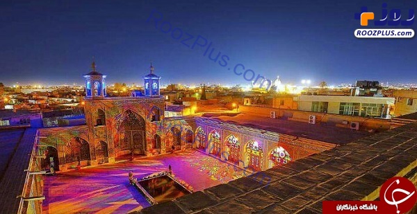 مسجدی بی نظیر با دنیایی از رنگ و زیبایی +تصاویر