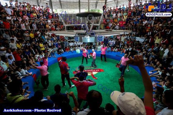 مسابقه عجیب خروس جنگی ها در تایلند! +تصاویر