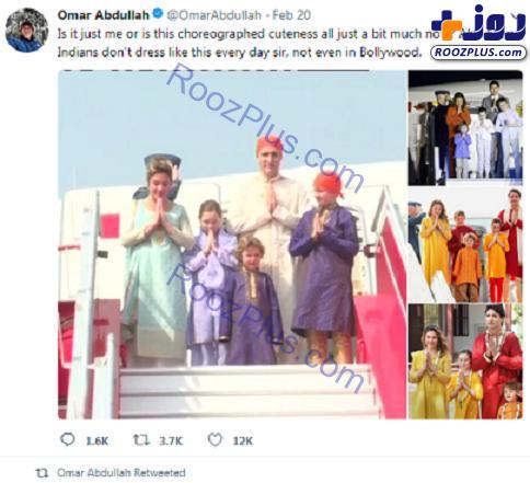 جنجال لباس‌های نخست وزیر کانادا در سفر به هند+تصاویر