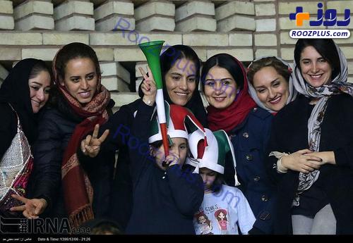 زنان ایرانی در استادیوم آزادی+عکس