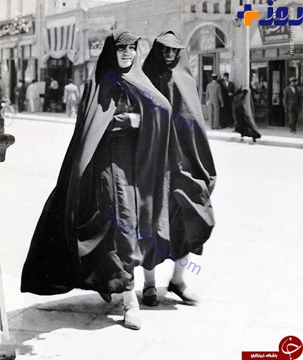 پوشش جالب زنان تهران سال 1313 + عکس