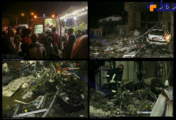 تصاویری از انفجار دیشب در یک هایپرمارکت