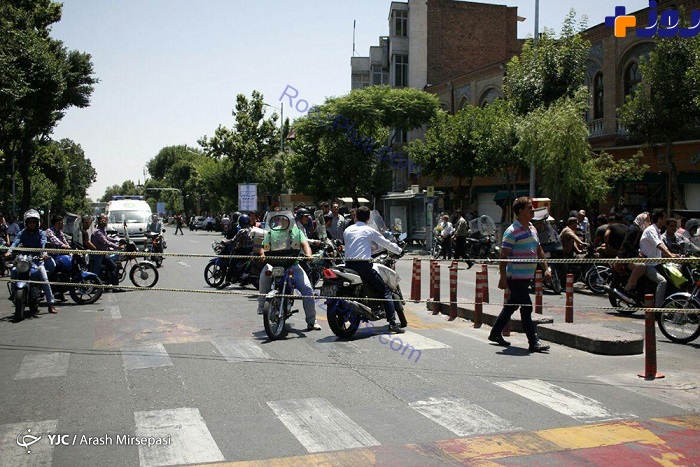 تدابیر امنیتی در میدان بهارستان +تصاویر