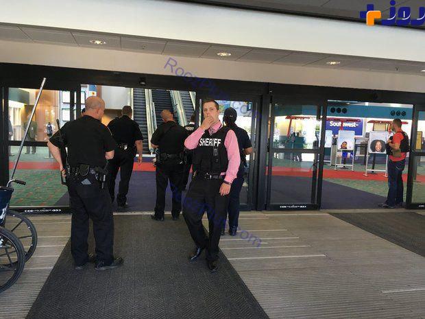 حمله با چاقو به پلیس آمریکایی در فرودگاه!/ فرودگاه تخلیه شد