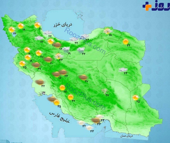 رگبار، رعد و برق و وزش باد در تهران+ نقشه آب و هوا