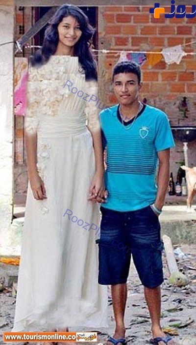 قد بلندترین عروس دنیا/تصاویر