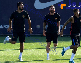تصاویر/ بازگشت مسی به تمرینات بارسلونا با تیپ جدید