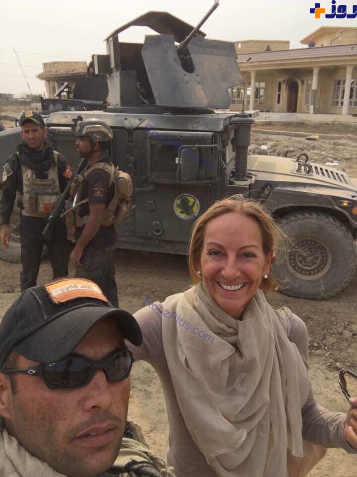 تصاویر/خبرنگار زن فرانسوی که در جنگ موصل عراق درگذشت