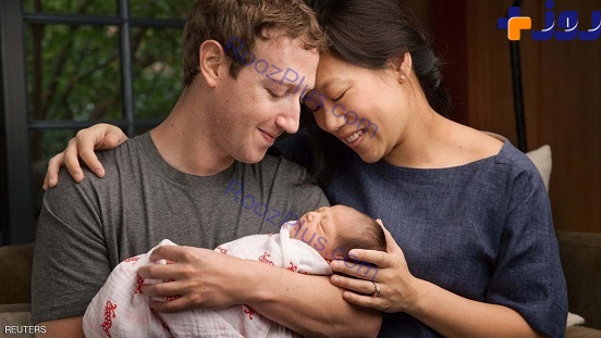 بنیانگذار فیس بوک برای دومین بار پدر شد+ عکس