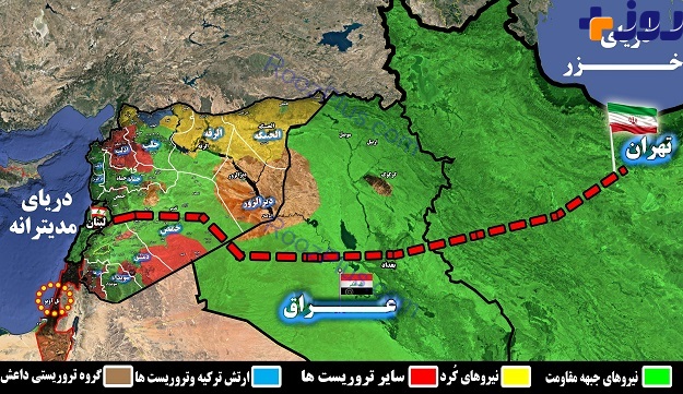 نبرد سرنوشت‌ساز جبهه مقاومت و آمریکا در مرزهای مشترک عراق و سوریه/نقشه میدانی