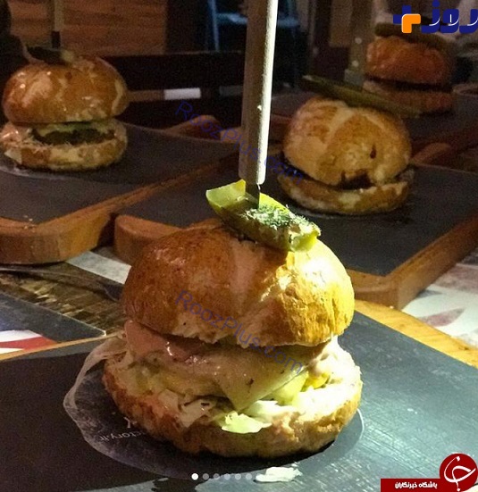 همبرگر لاکچری 250 هزار تومانی در لواسان! +تصاویر