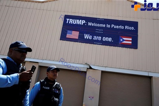 تصاویر | سفر پرحاشیه ترامپ به پورتوریکو؛ از پرتاب دستمال توالت تا کفش پاشنه بلند ملانیا