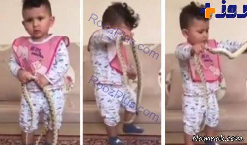 کار شرم آور و جنجالی مرد سعودی با کودک 2 ساله اش+عکس