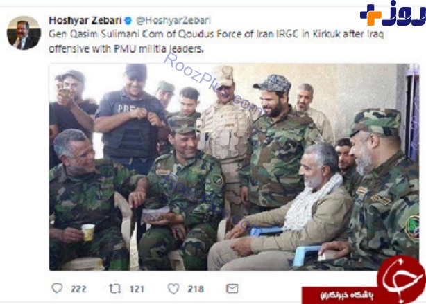 عکس/ حضور سردار سلیمانی در جمع فرماندهان بسیج مردمی عراق