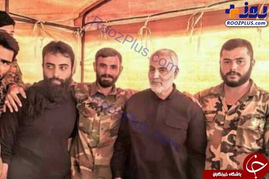 تصاوير منتشر شده از رابطه گرم حاج قاسم سليماني با سربازان در ديرالزور سوريه
