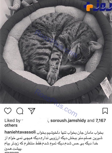 واکنش عجیب بازیگر زن مشهور به مرگ گربه‌اش! +عکس