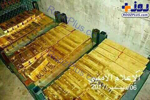 تصاويري از طلا و دلارهاي كشف شده در كاخ عبدالله صالح