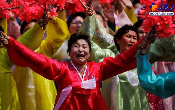 خوشحالی عجیب مردم کره شمالی از دیدن رهبرشان! +تصاویر