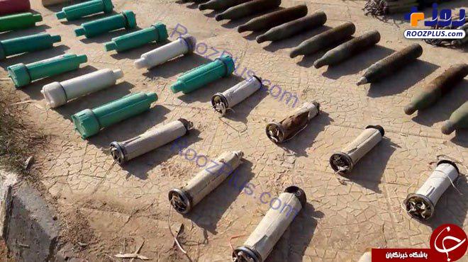 گزارش تصویری/ کشف سلاح های داعش در دیرالزور