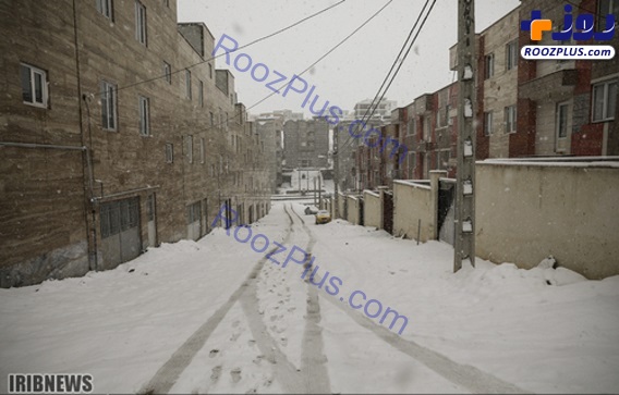 بارش برف بهاری - فیروزکوه +تصاویر