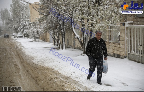 بارش برف بهاری - فیروزکوه +تصاویر